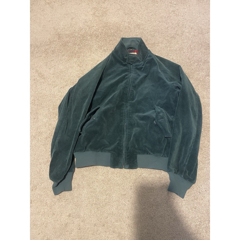 VTG 70s-80s Barracuda Corduroy Green Jacket Size 40R